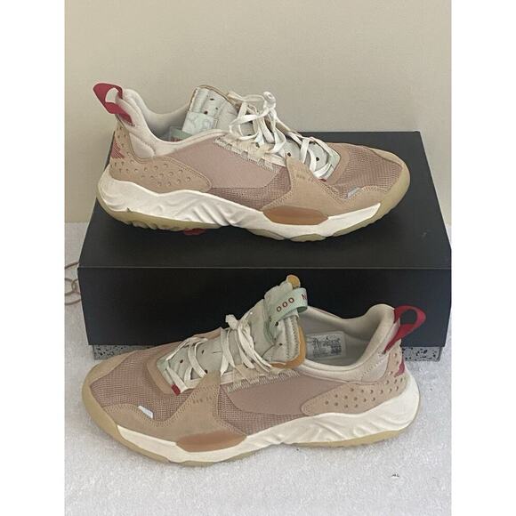 Jordan Mens Delta SP Vachetta Athletic Shoes Size 11.5 Tan/Red Activewear - Picture 4 of 6